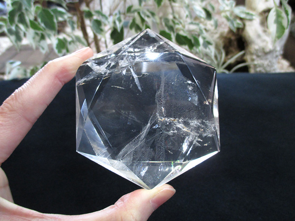 高品質天然水晶 ヘキサグラム(六芒星/ダビデの星) 天然石専門店/鬮石