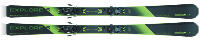 【定価の30％オフ！】elan（エラン）　スキー＋ビンディングセット　Explore 6 Green with EL 9.0 GW SHIFT 【送料無料！】