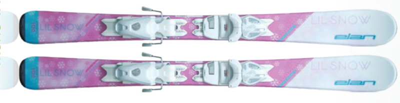 【送料無料！】elan（エラン）　ガールズスキー＋ビンディングセット　LIL SNOW Quick Shift with EL 4.5 GW Shift