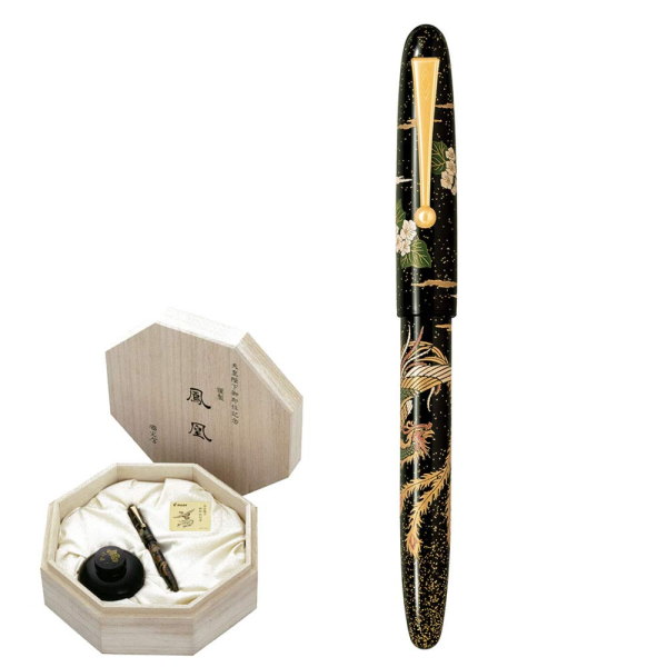 【天皇陛下御即位記念万年筆】パイロット　蒔絵万年筆　鳳凰　FK-LP-HO-M 【送料無料！】