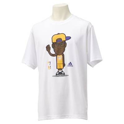 アディダス　NBA Player S/S （NBA プレイヤー ショートスリーブ シャツ） コービー・ブライアント　G77703 【定価の30％オフ！】
