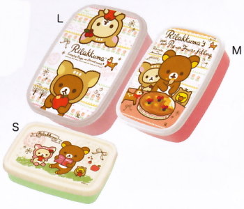 サンエックス　リラックマ「ハッピーナチュラルタイム」 入れ子型ランチボックス