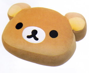 サンエックス　リラックマ「ダイカットシリーズ」クッション もーちもちタイプ　M