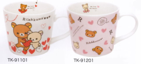 サンエックス　リラックマ「ハートがいっぱい」 マグカップ