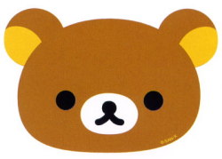 サンエックス　リラックマ「ダイカットシリーズ」 ノンスリップマット　FR-51301