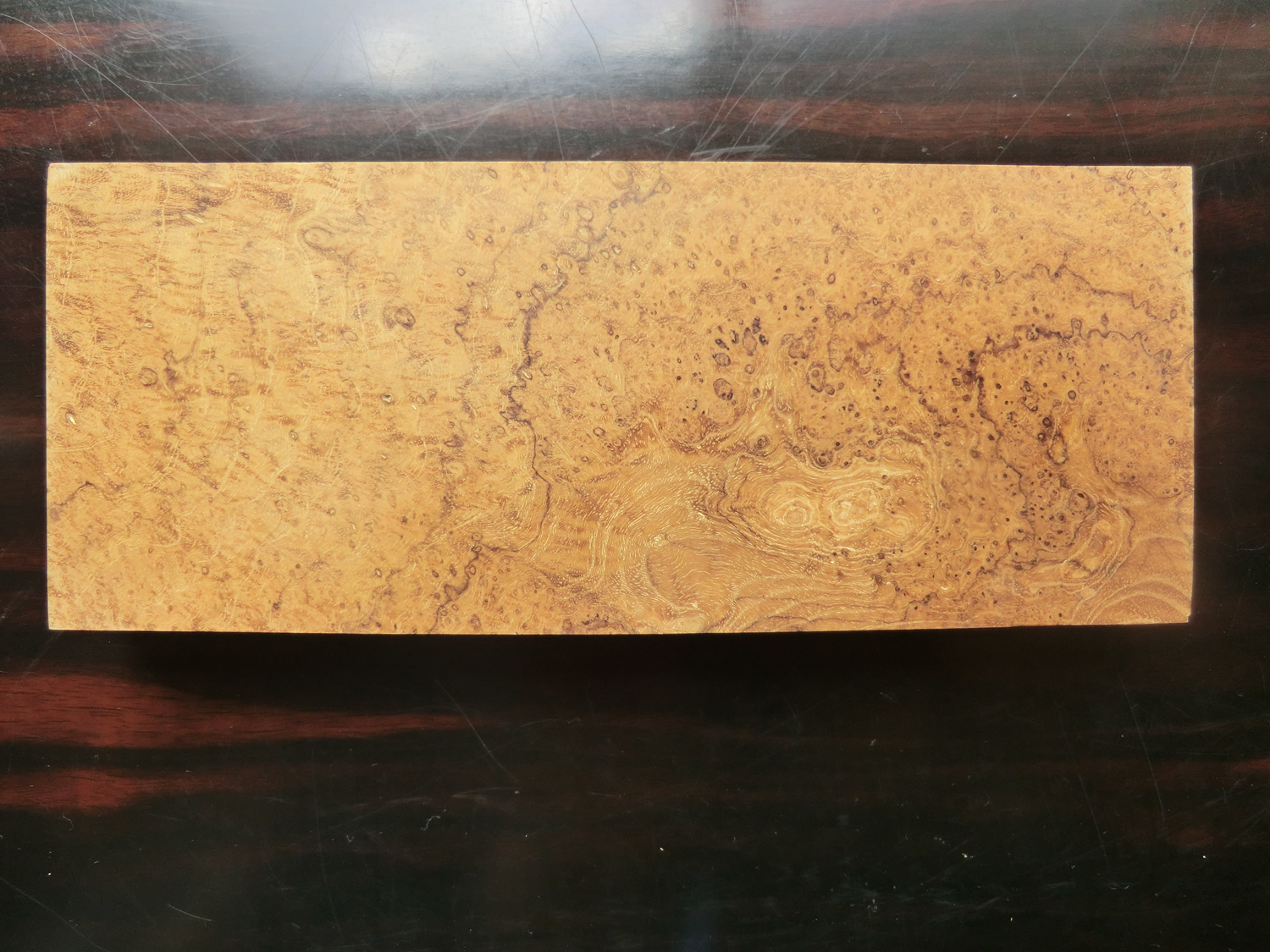 【幻の逸品】チーク 鳥眼杢　２２mm X ８０mm X ２００mm　