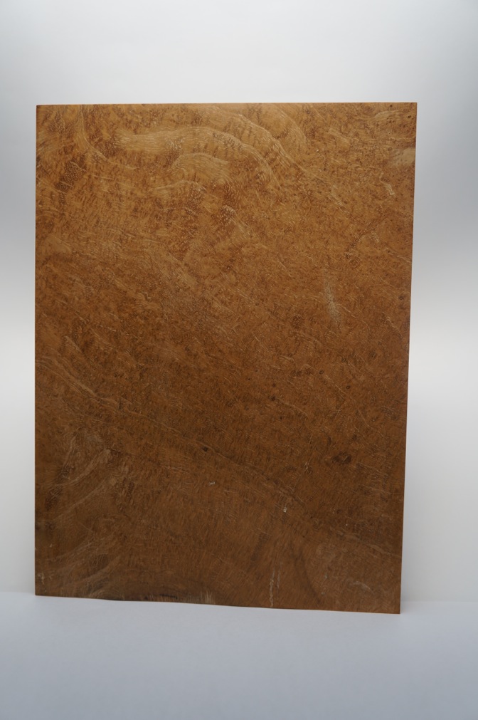 【極上杢】チーク 鳥眼杢　２４mm X １５０mm X ２００mm　