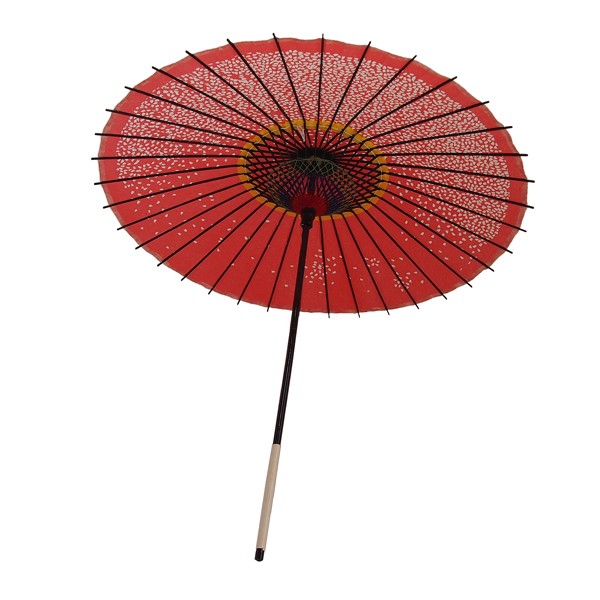 紙傘 尺5 満天桜 朱色