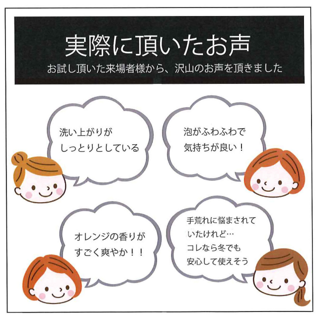 使用の声