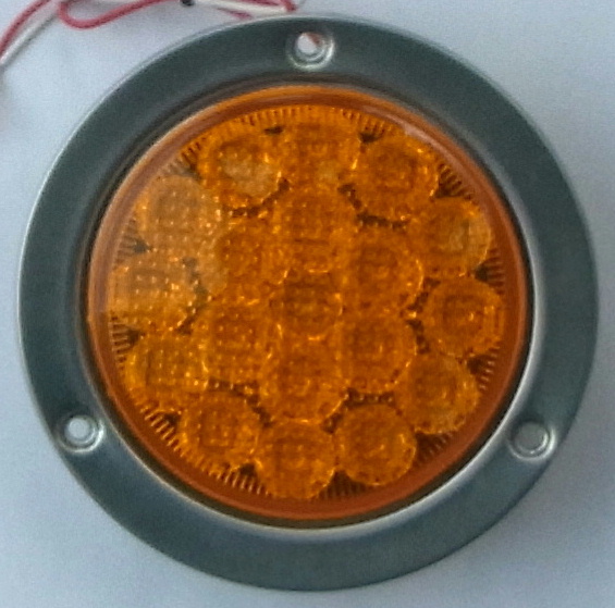 丸形LEDテールランプ  橙色（方向指示灯）ECE(Eマーク)規格適合品VS-L141VY1