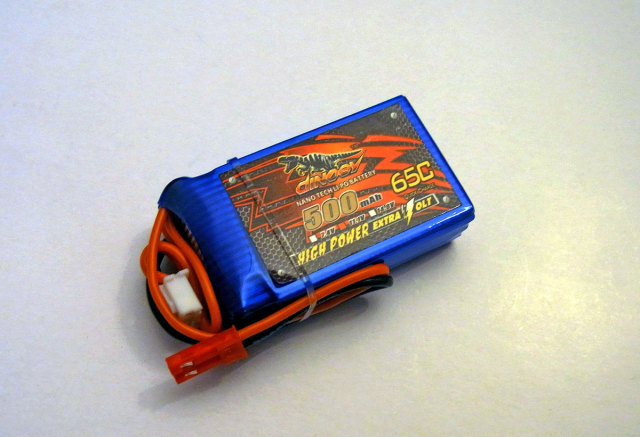 DINOGY ダイノジー リポバッテリー 11.1V500mAh 65C JST (LC-3S500H) ミニFPVレーサーに最適 DINOGY ダイノジー
