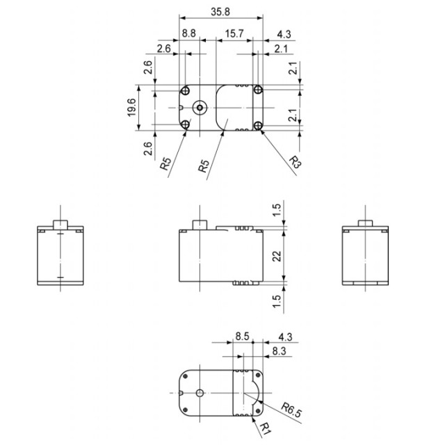FUTABA ロボット用サーボ RS302CD FUTABA ロボット用サーボ RS302CD
