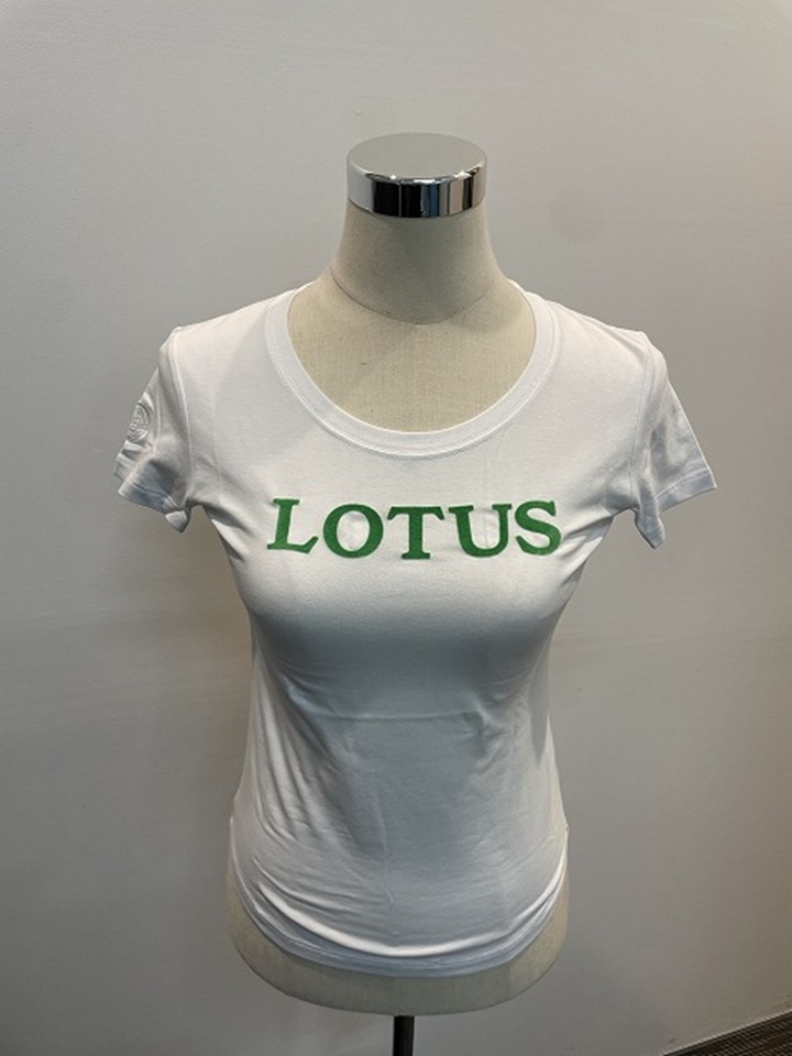 Ladies BOLD PRINT　T-SHIRT -  white