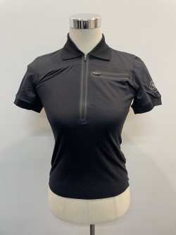 Ladies SEAMS POLO SHIRT - black