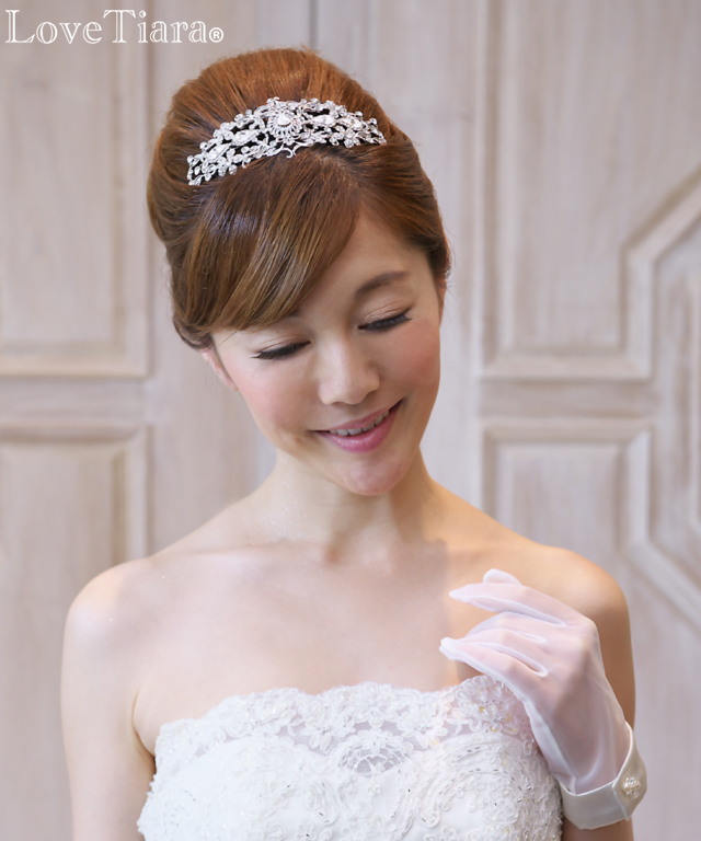 ヘッドドレス【ヴィクトリア】・クリスタル ヘッドドレス ウエディング 結婚式 ブライダル