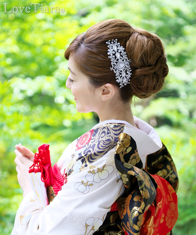 ヘッドドレス【ヴィクトリア】・クリスタル ヘッドドレス ウエディング 結婚式 ブライダル