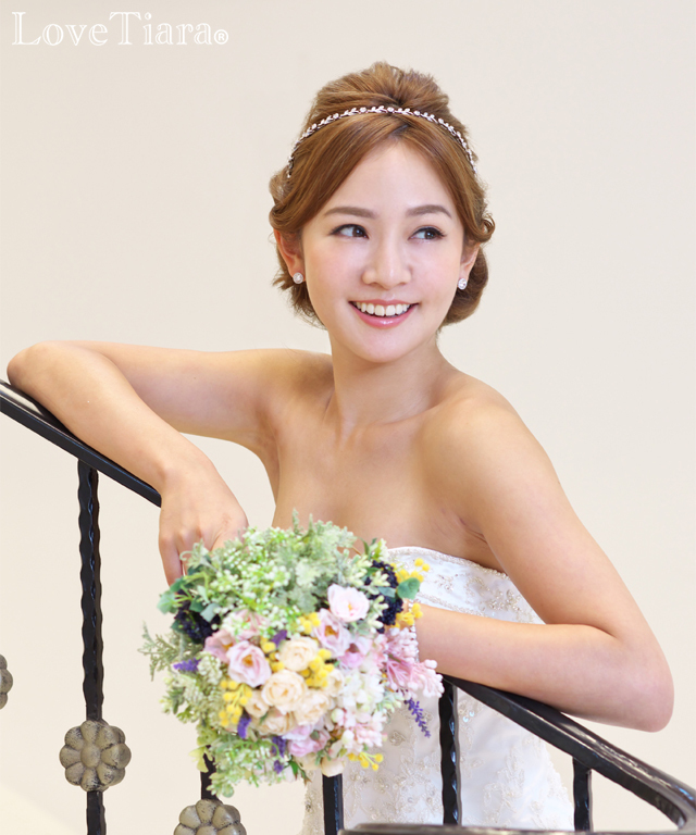 カチューシャ【フローラルヴァイン】【メール便可】 カチューシャ ウエディング 結婚式 ブライダル
