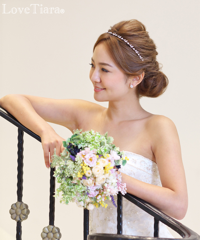 カチューシャ【フローラルヴァイン】【メール便可】 カチューシャ ウエディング 結婚式 ブライダル