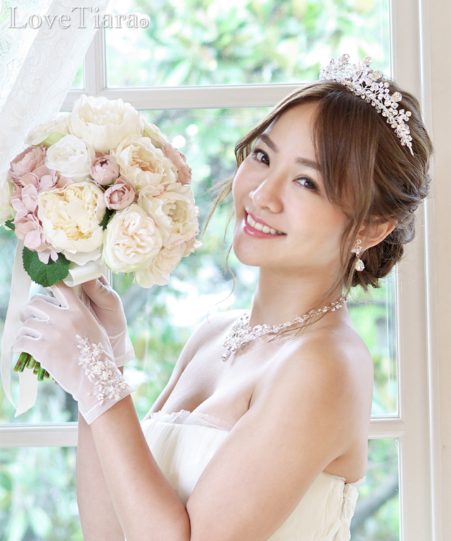 オーガンジーグローブ【エタニティ】【メール便可】 グローブ オーガンジー ウエディング 結婚式 ブライダル