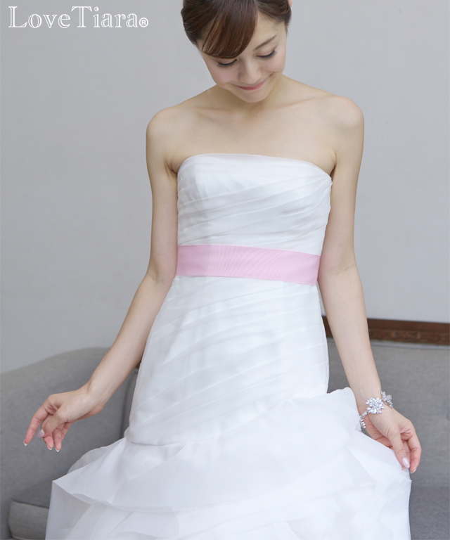 グランドフラワージルコニアブレスレット ブレスレット ジルコニア ビジュー ウェディング 結婚式 ブライダル
