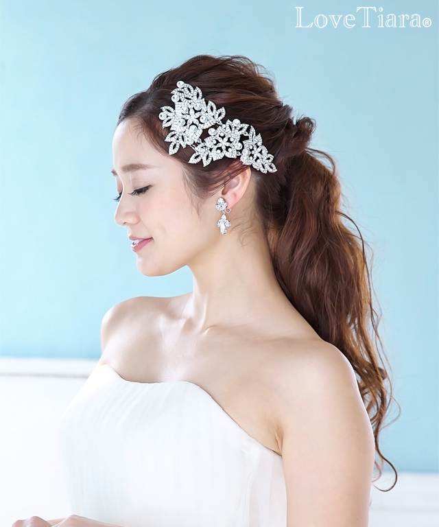 アリアスワロフスキーイヤリング/ピアス(メール便可) イヤリング ウエディング ブライダル 結婚式