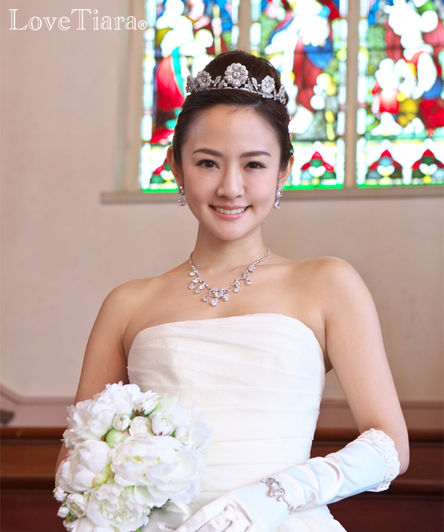 グレイスフルジルコニアティアラ ティアラ ジルコニア ウエディング ブライダル 結婚式
