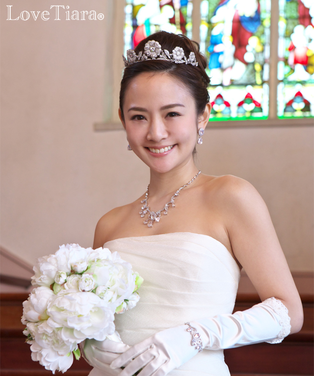 グレイスフルジルコニアティアラ ティアラ ジルコニア ウエディング ブライダル 結婚式