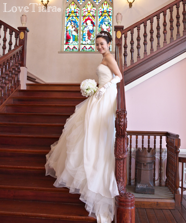 グレイスフルジルコニアティアラ ティアラ ジルコニア ウエディング ブライダル 結婚式
