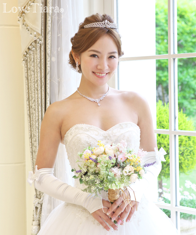 シェイプサテンフィンガーレスグローブ【ロマンティックリボン】肘上【メール便可】※なくなり次第販売終了 フィンガーレスグローブ サテン ウエディング 結婚式 ブライダル