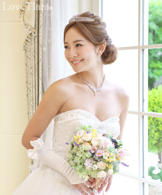 シェイプサテンフィンガーレスグローブ【ロマンティックリボン】肘下【メール便可】※なくなり次第販売終了 フィンガーレスグローブ サテン ウエディング 結婚式 ブライダル