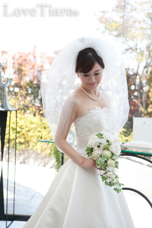ショートベール【パフィ】 バルーンベール ウェディング 結婚式