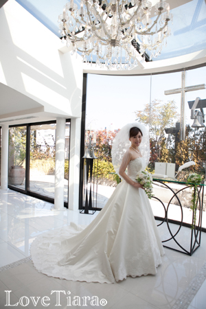 ショートベール【パフィ】 バルーンベール ウェディング 結婚式
