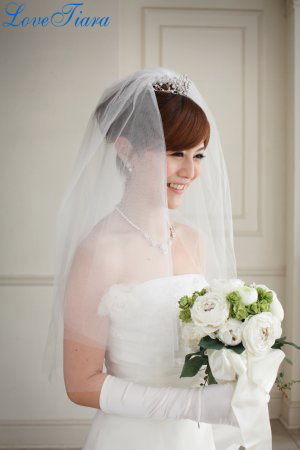 ショートベール【メール便可】 ベール ウェディング ブライダル 結婚式