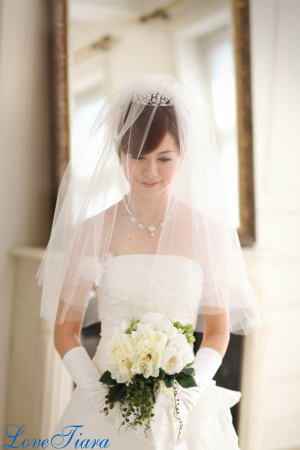 ショートベール【メール便可】 ベール ウェディング ブライダル 結婚式