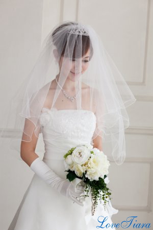 ショートベール【メロウ】 ベール ウェディング ブライダル 結婚式