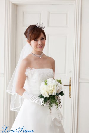 ショートベール【ノーブル】 ベール ウェディング ブライダル 結婚式