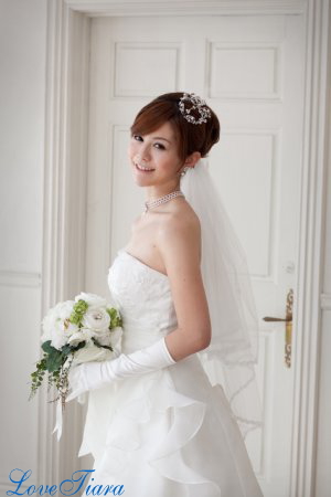ショートベール【ノーブル】 ベール ウェディング ブライダル 結婚式