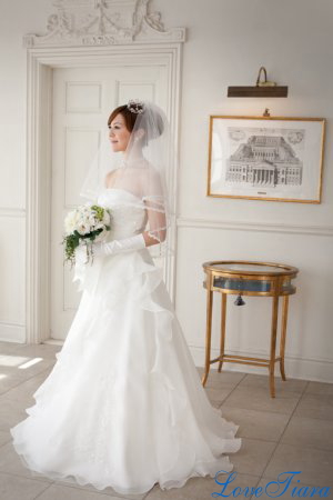 ショートベール【ノーブル】 ベール ウェディング ブライダル 結婚式