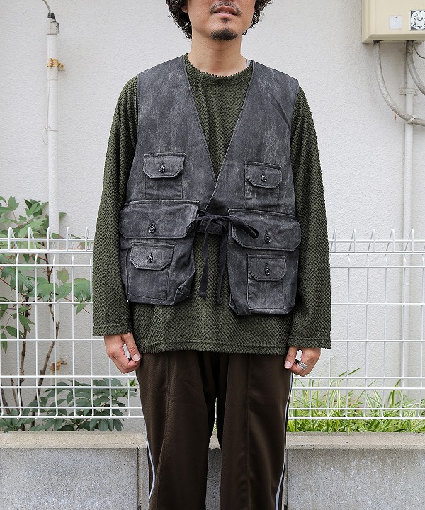 エンジニアド ガーメンツ/Engineered Garments Fowl vest - Cotton Distressed Twill【価格はお問い合わせください】 エンジニアド ガーメンツ/Engineered Garments Fowl vest - Cotton Distressed Twill【価格はお問い合わせください】