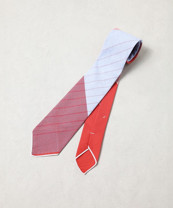 エンジニアド ガーメンツ/Engineered Garments Narrow Tie - Cotton Big Madras Plaid