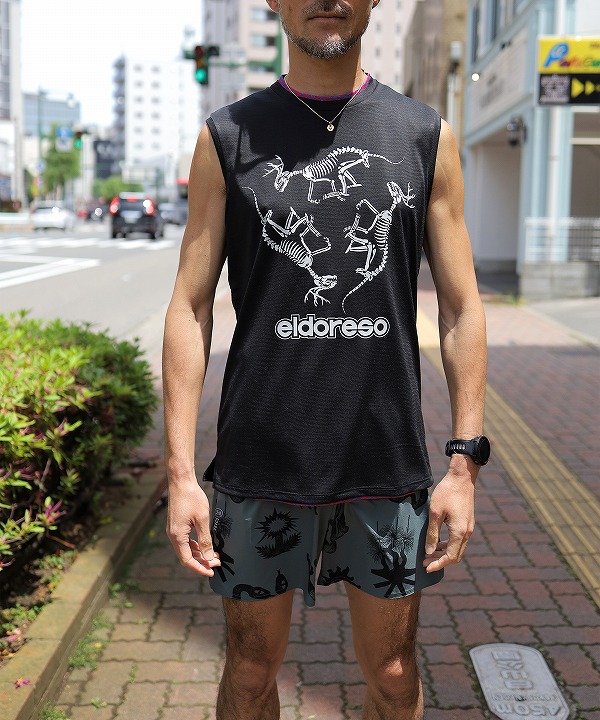 エルドレッソ/ELDORESO Dinosaur Sleeveless (全3色) エルドレッソ/ELDORESO Dinosaur Sleeveless (全3色)