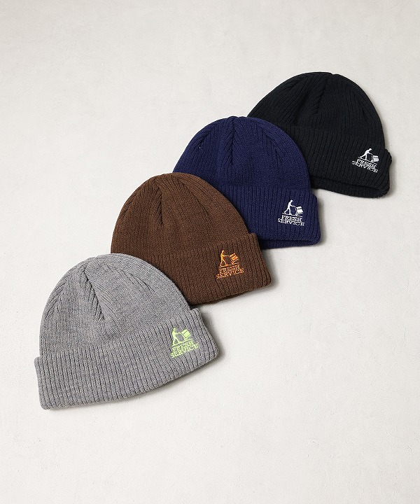 フレッシュサービス/FreshService THERMAL RIB KNIT WATCH CAP(全4色)
