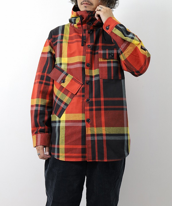 モドメント/MODMNT HOODED SHIRT(全2色)