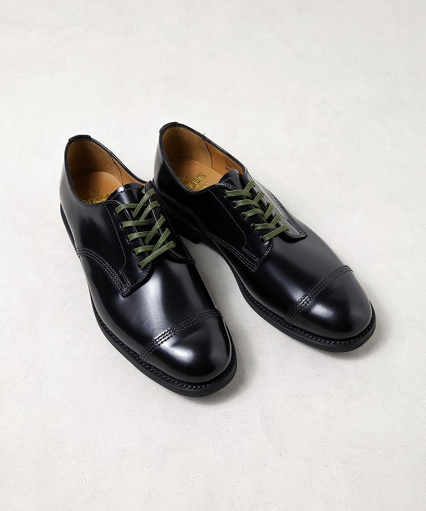 サンダース/SANDERS Military Derby Shoe - Polished Leather 【MAPSの定番】