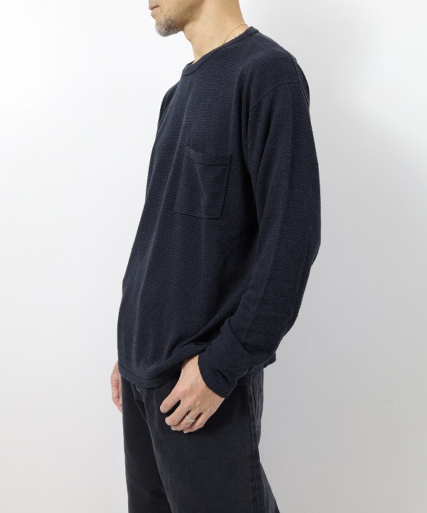 サンモント/SANMONT シルクニット長袖クルーネック