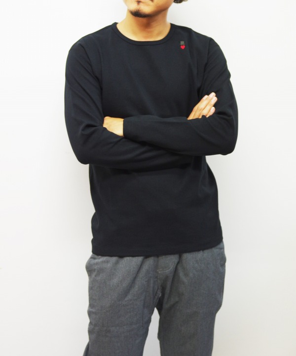 Bohemians/ボヘミアンズ SPAN RIB CREW NECK LS TEE (全6色) 【MAPSの定番】 Bohemians/ボヘミアンズ SPAN RIB CREW NECK LS TEE (全6色) 【MAPSの定番】