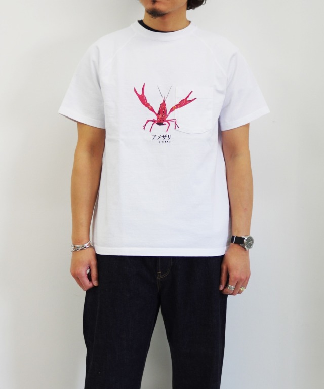 Good On x Kouhei Terrai/グッドオン x コウヘイ テライ S/S RAGLAN HEAVY POCKET TEE - アメザリ 【MAPSのスペシャル】 Good On x Kouhei Terrai/グッドオン x コウヘイ テライ S/S RAGLAN HEAVY POCKET TEE - アメザリ 【MAPSのスペシャル】