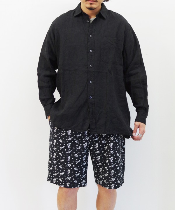 INDIVIDUALIZED SHIRTS/インディビジュアライズドシャツ Square Cut Classic Fit Shirt - Black【アウトレット】 INDIVIDUALIZED SHIRTS/インディビジュアライズドシャツ Square Cut Classic Fit Shirt - Black【アウトレット】