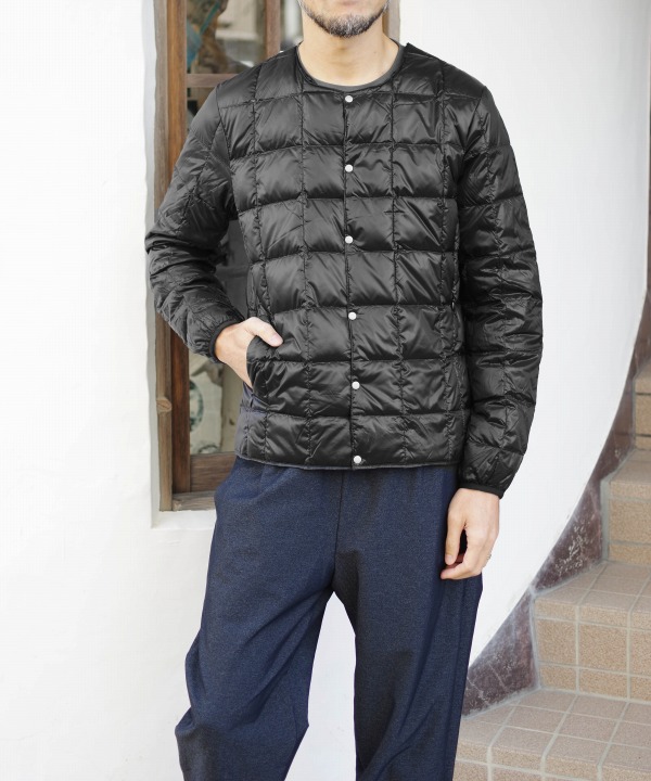 タイオン/TAION CREW NECK BUTTON DOWN JACKET (全13色) タイオン/TAION CREW NECK BUTTON DOWN JACKET (全13色)