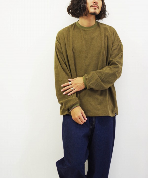 シングファブリックス/THING FABRICS TF Long sleeve T-shirt(全2色) シングファブリックス/THING FABRICS TF Long sleeve T-shirt(全2色)